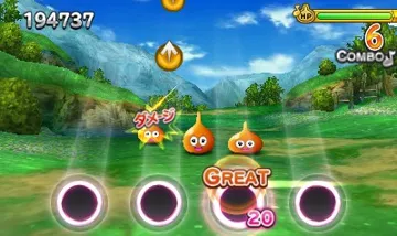 Theatrhythm Dragon Quest ( Japan) screen shot game playing
